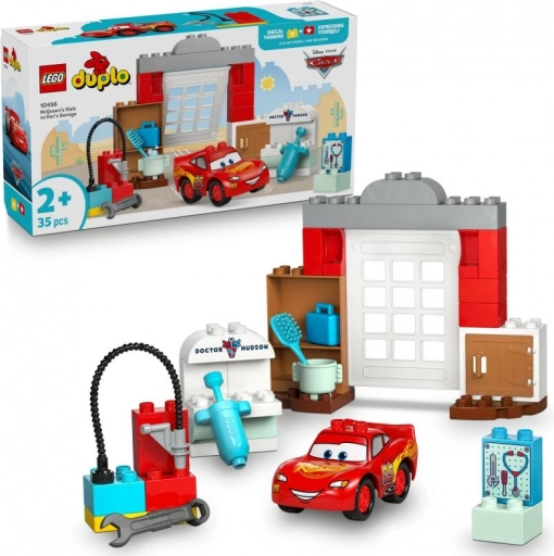 Lego Duplo Disney a Pixar Autá – návšteva Bleska McQueena v Burákovej dielni