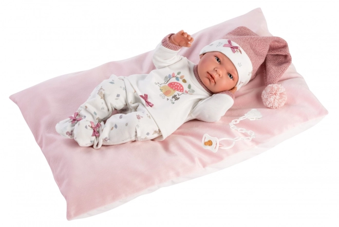 Llorens 73880 NEW BORN BABY - realistická bábika s celovinylovým telíčkom - 40 cm