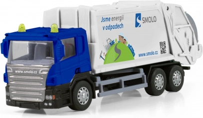 Smetiarske auto s kovovou kabínou a plastovou korbou SMOLO 15 cm