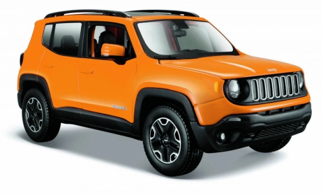 Kompozitný model Jeep Renegade oranžový 1/24