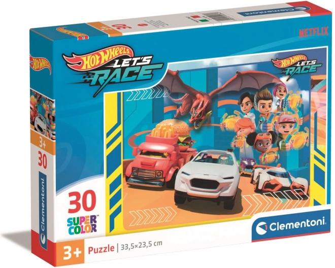 Clementoni puzzle Hot Wheels 30 dielikov