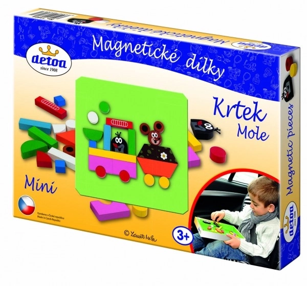 Magnetické dieliky Krtek mini