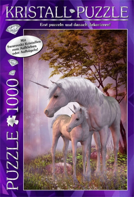 Puzzle s drahokamami Swarovski Môj vysnívaný svet 1000 dielikov