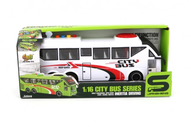 Biely autobus 1:16