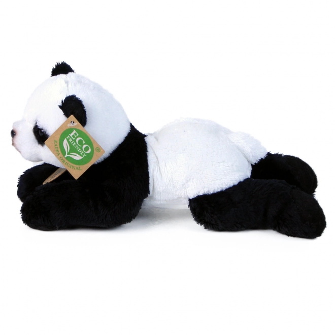 Plyšová panda ležiaca ECO-FRIENDLY