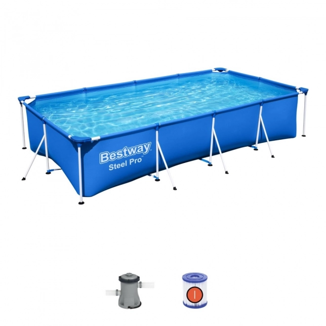 Rámový bazén Bestway Steel Pro 400 x 211 x 81 cm