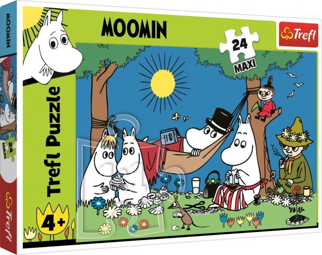 Trefl puzzle Muminci maxi 24 dielikov