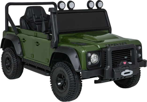 Detské elektrické autíčko LAND ROVER Defender 110 SVX Concept – Zelená