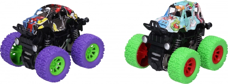 Veľké terénne kolesá a vysoký podvozok