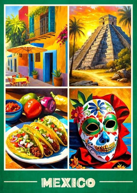 Puzzle Mexiko 1000 dielikov