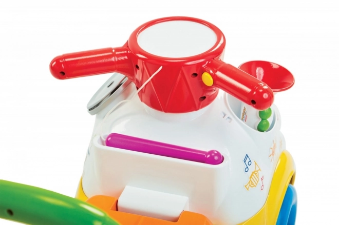 Odrážadlo Fisher Price - Hudobná Paráda žlté