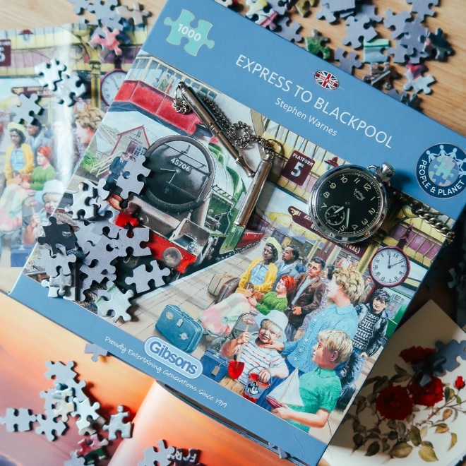 Puzzle Express Do Blackpoolu 1000 Dielikov