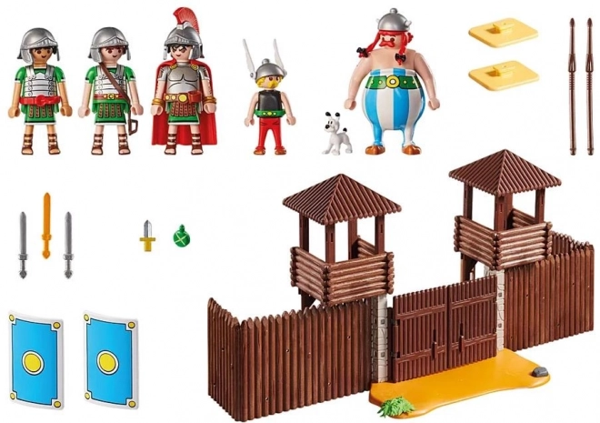 Set figúrok Asterix Rímsky tábor