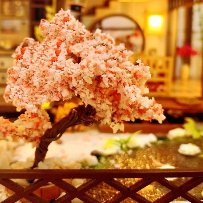 Miniatúra domčeka Honosná Sakurová Vila