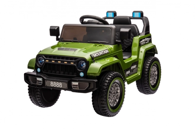 Detské auto na diaľkové ovládanie off road zelené