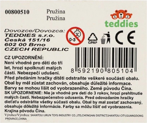 Dúhová plastová špirála hračky