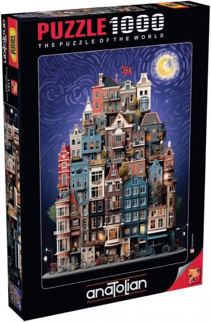 Puzzle Hviezdna noc v Amsterdame 1000 dielikov