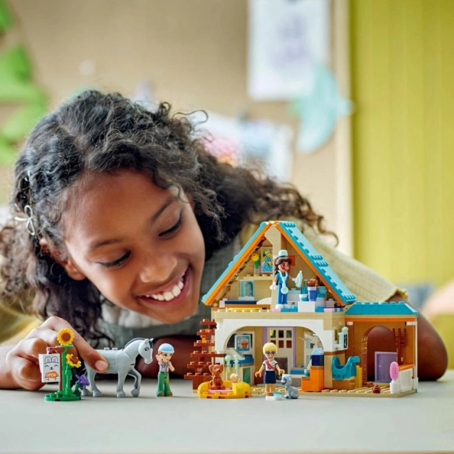 Lego Friends kôň a veterinárna klinika