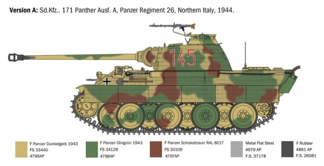 Plastikový model Panther Ausf. A 1/35