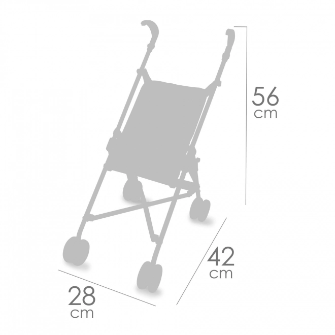 Skladací kočík pre bábiky COCO 2024 - 56 cm