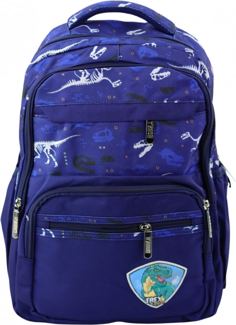 Školský batoh Dino T-Rex modrý 20L