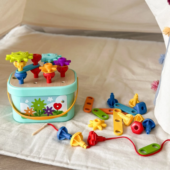 Woopie Green konštrukčný box Montessori 12v1