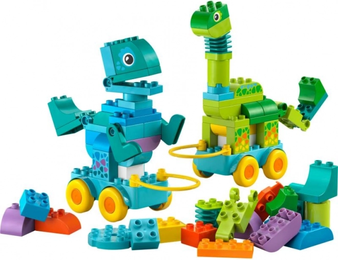 Stavebnica LEGO DUPLO 3 v 1: Dinosaury na Kolieskach