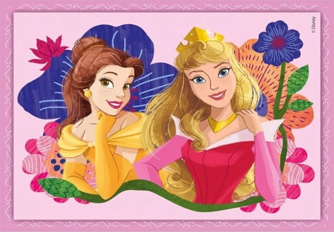 Puzzle Disney Princezné 4v1