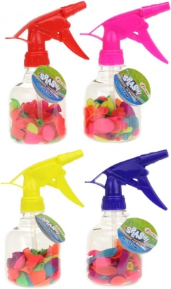 Ručná pumpička na vodné balóniky s balónikmi (17 cm, mix farieb)