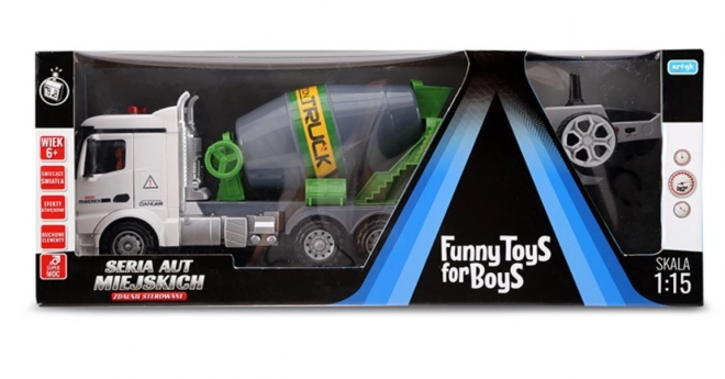 Mestské auto Betoniarka na diaľkové ovládanie Funny Toys For Boys