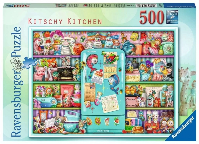 Ravensburger puzzle Kýčovitá kuchyňa 500 dielikov