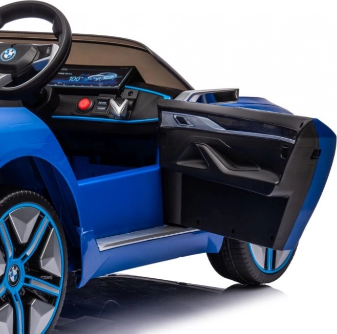 Detské elektrické auto BMW i4 modré 4x4