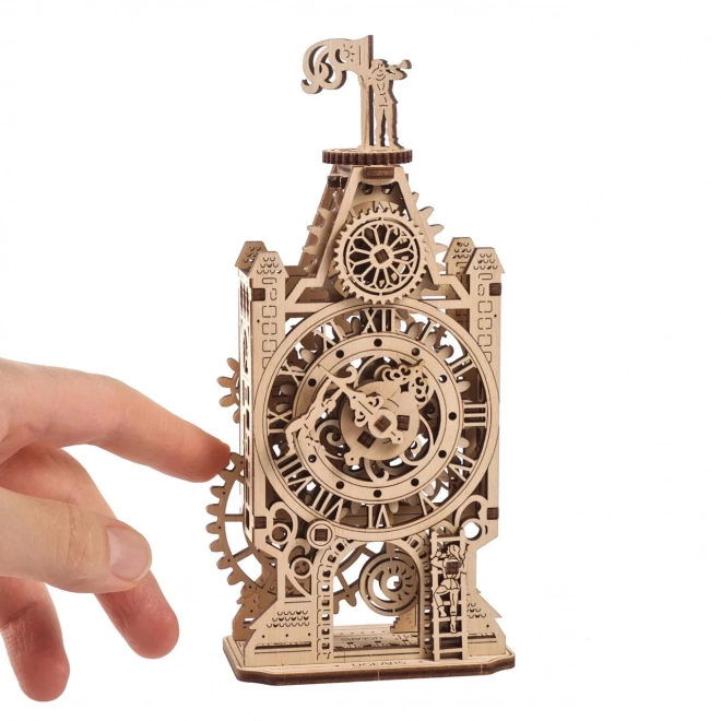 Ugears 3D drevené mechanické puzzle Hodinová veža