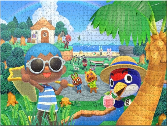 Farebný motív z Animal Crossing