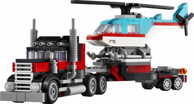 Lego Creator 3 v 1 Nákladné Vozidlo a Helikoptéra