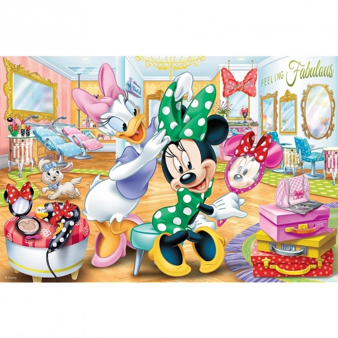 Puzzle Myška Minnie a Daisy 100 dielikov