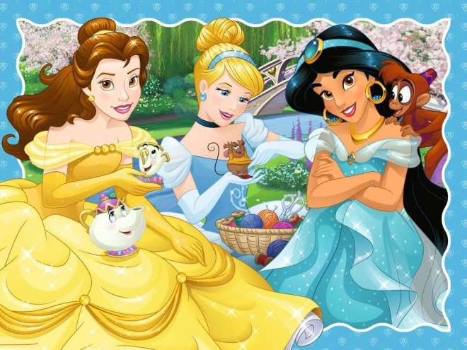 Ravensburger puzzle Disney princezné 4v1