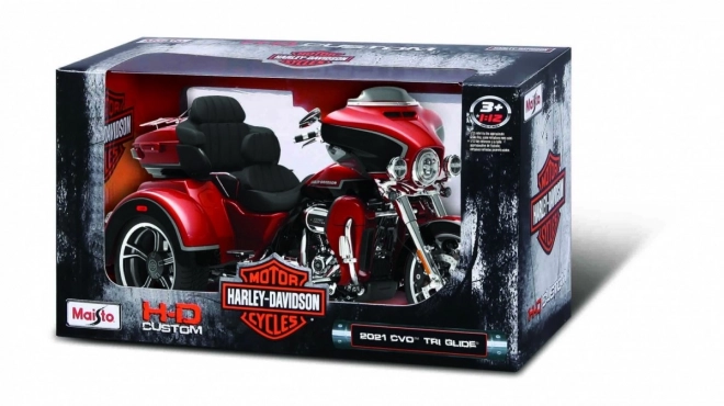 H-D Trikes - 2021 CVO Tri Glide, kovový oranžový, 1:12