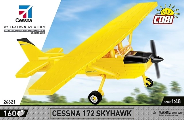 Cessna 172 Skyhawk žltá stavebnica