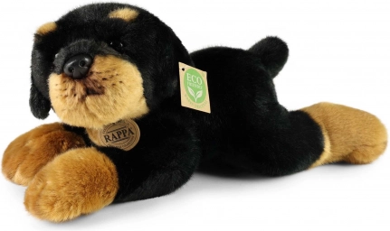 plyšový pes rottweiler ležiaci 30 cm eco-friendly
