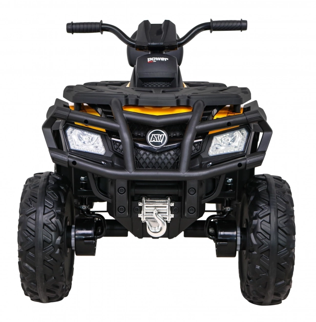 Štvorkolka XT-Speed pre deti žltá + 4x4 + EVA + pomalý štart + rádio MP3 + LED dióda