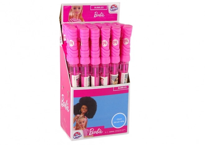 Mydlové bubliny Meč Barbie 120ml Ružový