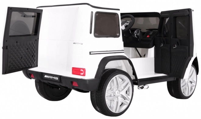 Auto na akumulátor Mercedes AMG G65 pre deti biele lakované