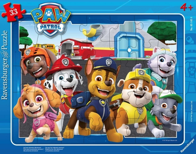 Ravensburger Puzzle Labková Patrola 33 Dielikov