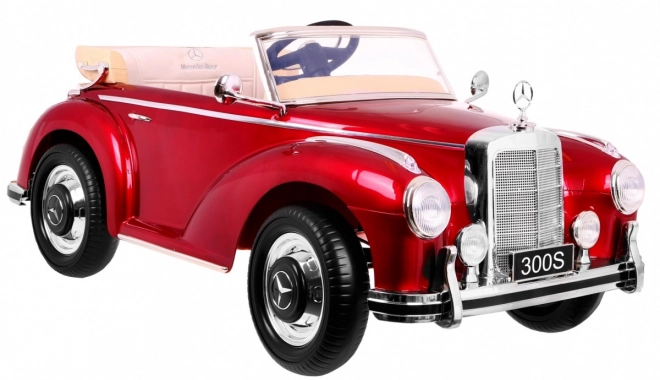 Mercedes Benz 300S Retro pre deti červený