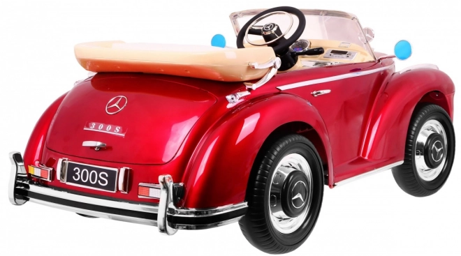 Mercedes Benz 300S Retro pre deti červený