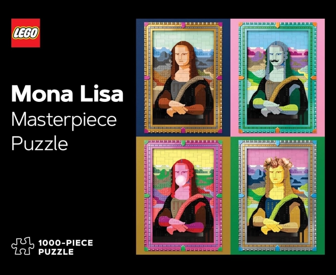 Puzzle 1000 dielikov LEGO Mona Lisa