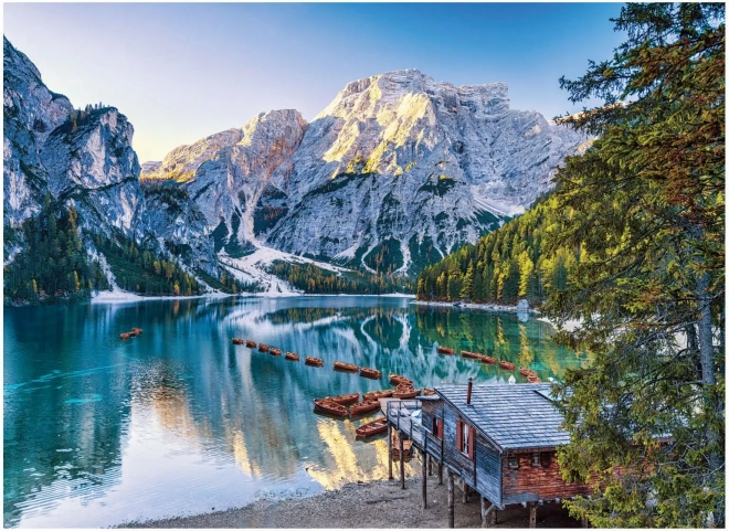 Puzzle Lago di Braies 4000 dielikov