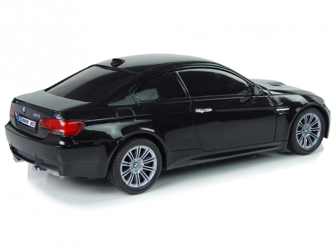 Zábavný RC model BMW M3 čierny s diaľkovým ovládačom