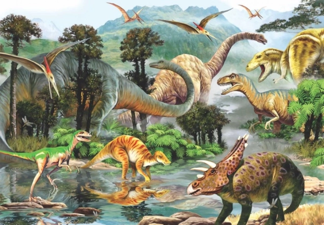 ANATOLIAN Puzzle Svet pravekých dinosaurov 260 dielikov